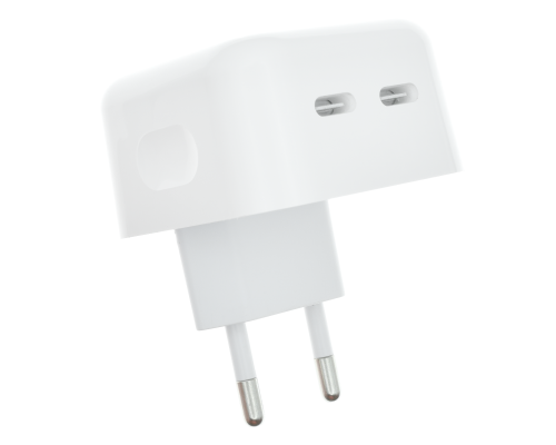 Зарядний пристрій Apple 35W 2USB-C (NO LOGO) white PLS-00-00114812