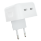 Зарядний пристрій Apple 35W 2USB-C (NO LOGO) white PLS-00-00114812