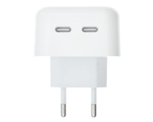 Зарядний пристрій Apple 35W 2USB-C (NO LOGO) white PLS-00-00114812
