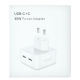 Зарядний пристрій Apple 35W 2USB-C (NO LOGO) white PLS-00-00114812