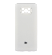 Чохол Silicone Cover Full Camera Xiaomi Poco X3 white PLS-00-00112272