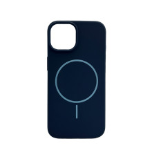 Чохол Silicone case Beats with MagSafe iPhone 15 dark blue PLS-00-00154931