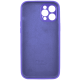 Чохол Silicone Case Квадратні Борти Full Camera iPhone 11 Pro dark purple PLS-00-00116668