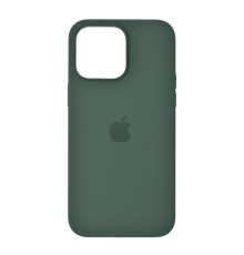 Чохол Silicone Case Full з MagSafe та Анімацією iPhone 14 Pro olive PLS-00-00120587