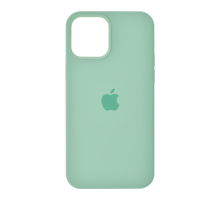 Чохол Silicone Case Full з MagSafe та Анімацією iPhone 12 (12Pro) pistachio PLS-00-00122476