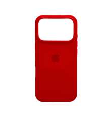 Чохол Silicone Case Full Protective для iPhone 17 Pro Max red PLS-00-00146501