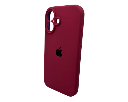 Чохол Silicone Case Full Camera Protective для iPhone 16 plum PLS-00-00130772