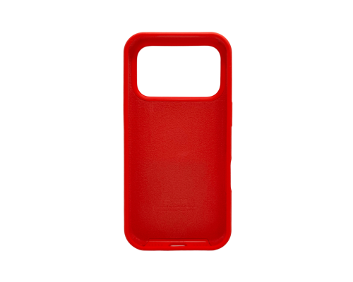 Чохол Silicone Case Full Protective для iPhone 17 Pro Max red PLS-00-00146501