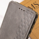 Чохол-книжка Leather Cubic Motorola Moto G57 gray PLS-00-00170704