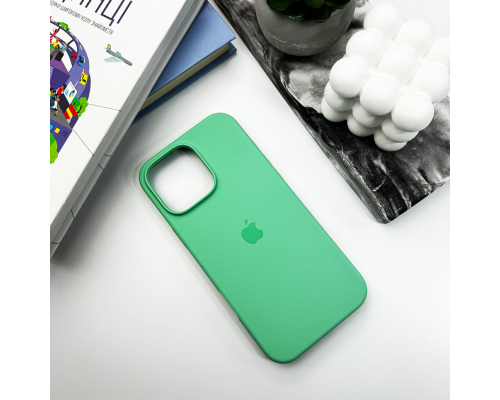 Чохол Silicone Case Full Protective для iPhone 16 Pro spearmint PLS-00-00130686