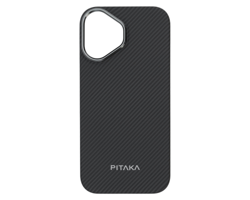Чохол Pitaka Ultra Slim with Magnetic для iPhone 16 black gray (OEM) PLS-00-00162068