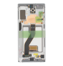Дисплей Samsung N975 Galaxy Note 10 Plus з сенсором та рамкою white (Original) PLS-00-00087195