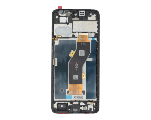 Дисплей Infinix Smart 8 з сенсором та рамкою black (Original Used) (ver. TXD) PLS-00-00156910