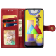 Чохол-книжка Leather GETMAN with card holder Xiaomi Redmi Note 11 (Global) red PLS-00-00129040