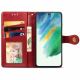 Чохол-книжка Leather GETMAN with card holder Samsung S921 Galaxy S24 red PLS-00-00128908