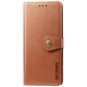 Чохол-книжка Leather GETMAN with card holder Samsung A155 Galaxy A15 brown PLS-00-00128841