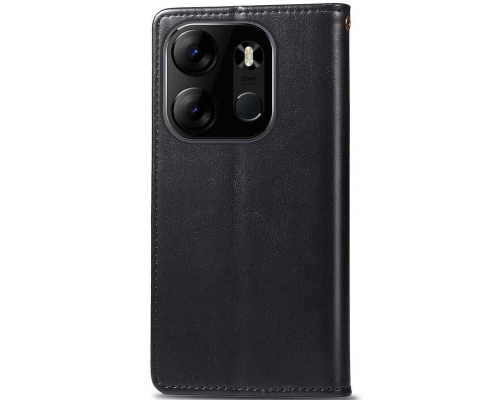Чохол-книжка Leather GETMAN with card holder TECNO Spark Go 2023 black PLS-00-00128951
