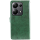 Чохол-книжка Leather GETMAN with card holder Xiaomi Redmi Note 13 4G green PLS-00-00129062