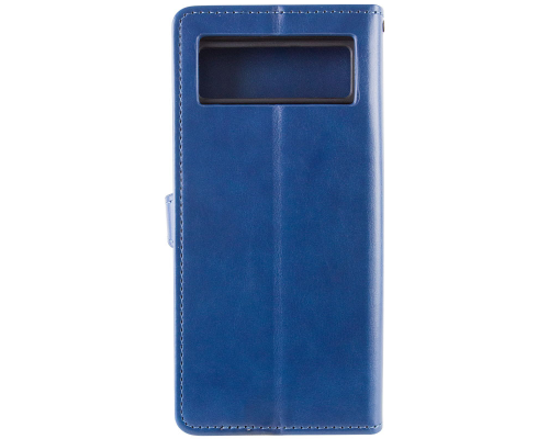 Чохол-книжка Leather GETMAN with card holder Google Pixel 7 Pro blue PLS-00-00128764