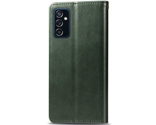 Чохол-книжка Leather GETMAN with card holder Samsung M346 Galaxy M34 5G green PLS-00-00128887