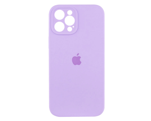 Чохол Silicone Case Full Camera Protective iPhone 12 Pro light purple PLS-00-00107600