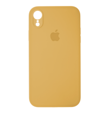 Чохол Silicone Case Квадратні Борти Full Camera iPhone XR yellow PLS-00-00107574