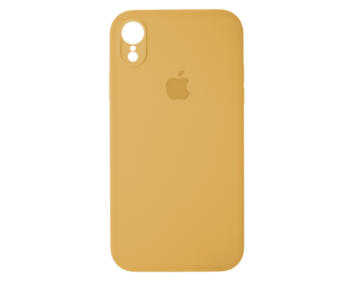 Чохол Silicone Case Квадратні Борти Full Camera iPhone XR yellow PLS-00-00107574