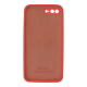 Чохол Silicone Case Квадратні Борти Full Camera iPhone 7 Plus peach PLS-00-00123125