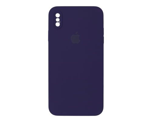 Чохол Silicone Case Квадратні Борти Full Camera iPhone XS Max amethyst PLS-00-00113420