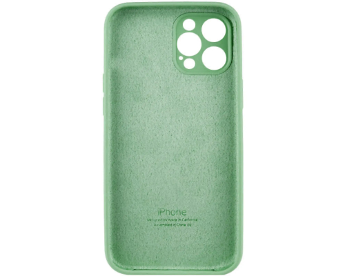 Чохол Silicone Case Full Camera Protective для iPhone 12 Pro Max pistachio PLS-00-00155397