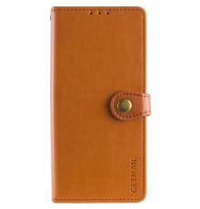 Чохол-книжка Leather GETMAN with card holder Motorola Moto G05 brown PLS-00-00164094
