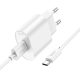 Зарядний пристрій Hoco C109A 10.5W 2.1A USB-A з кабелем Type-C white PLS-00-00149132