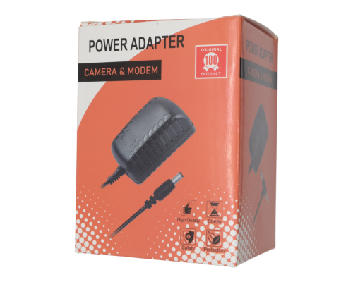 Зарядний пристрій 9V to DC 5.5 x 2.5 мм 3A black PLS-00-00153494