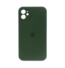 Чохол Silicone Case Full Camera Protective iPhone 12 army green PLS-00-00104599