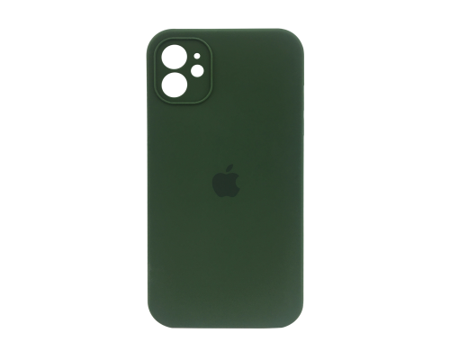 Чохол Silicone Case Full Camera Protective iPhone 12 army green PLS-00-00104599