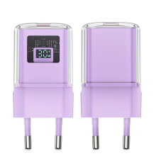 Зарядний пристрій Acefast A53 30W 3A USB-C purple PLS-00-00124209