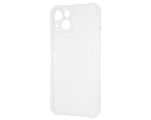 Чохол WXD Silicone 0.8 mm HQ iPhone 15 transparent PLS-00-00109352