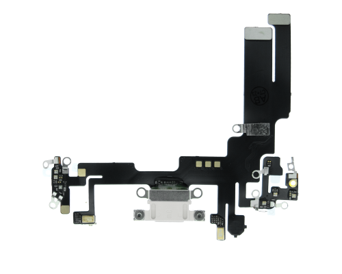 Шлейф iPhone 14 з роз'ємом зарядки white PLS-00-00107163