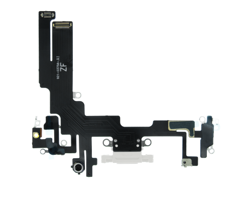 Шлейф iPhone 14 з роз'ємом зарядки white PLS-00-00107163