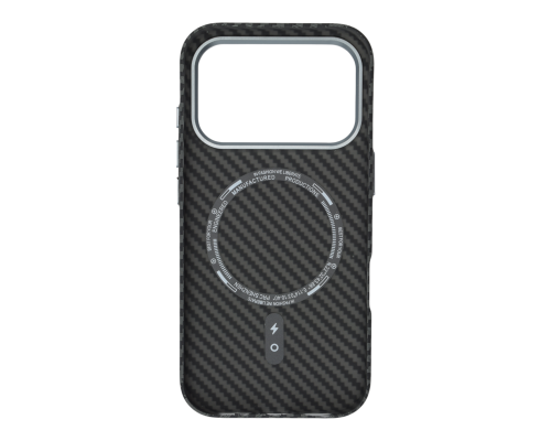 Чохол D Glory Ultra Slim with MagSafe iPhone 17 Pro Max carbon PLS-00-00149388