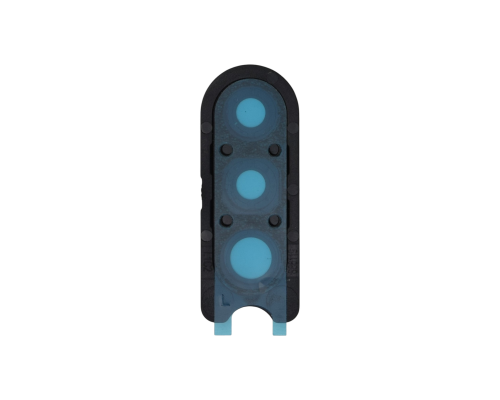 Скло камери Samsung A207F Galaxy A20s (2019) з рамкою black (Service) PLS-00-00136694