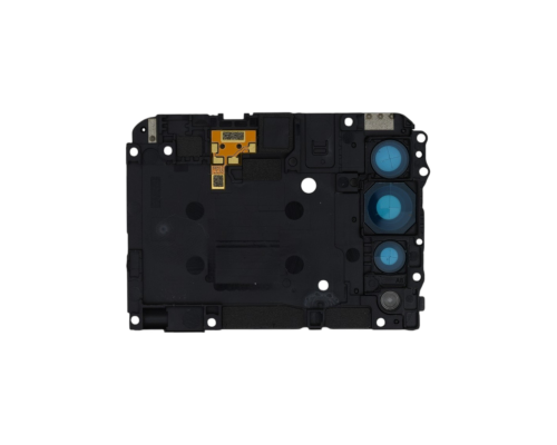Скло камери Xiaomi Mi A3 з рамкою black (Service) PLS-00-00091675