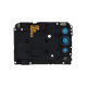Скло камери Xiaomi Mi A3 з рамкою black (Service) PLS-00-00091675