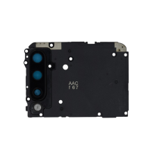 Скло камери Xiaomi Mi A3 з рамкою black (Service) PLS-00-00091675