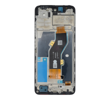 Дисплей Infinix Hot 40i з сенсором та рамкою black (Used) (ver. FPC) PLS-00-00161271