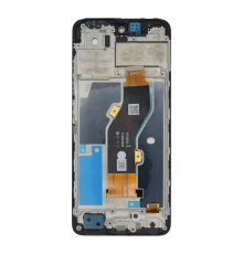 Дисплей Infinix Hot 40i з сенсором та рамкою black (Used) (ver. FPC) PLS-00-00161271