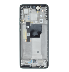 Дисплей Motorola XT2307 Moto Edge 40 Neo з сенсором та рамкою green (Original) PLS-00-00114302