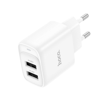 Зарядний пристрій Hoco C141A 10.5W 2.1A 2USB-A white PLS-00-00145198