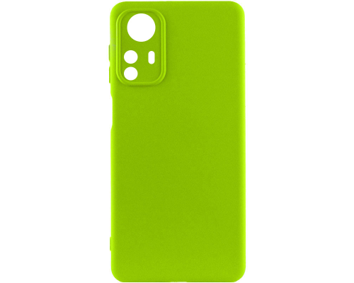 Чохол Silicone Cover Full Camera Xiaomi Redmi Note 12S neon green PLS-00-00118639