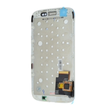Дисплей Motorola XT1033 Moto G з сенсором та рамкою white PLS-00-00035012